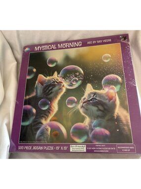 SunsOut Mystical Morning 500-Piece Jigsaw Puzzle By Ray Heere 19" x 19" Eco-Frie